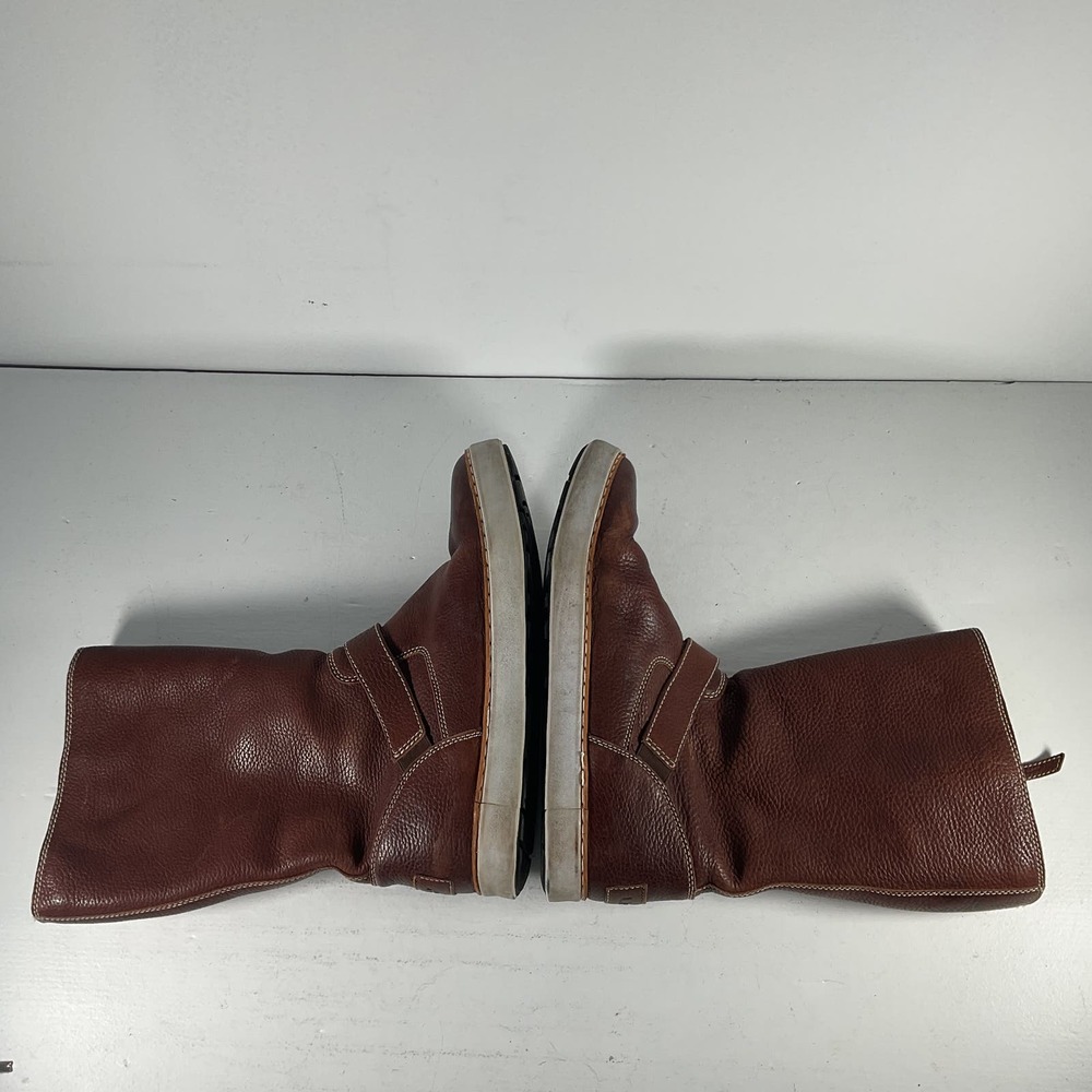 Brown Leather Women's Boots - Picture 4 of 9